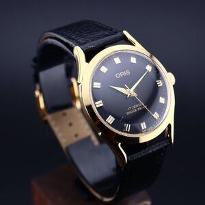 Oris Vintage Swiss 17 Jewels Hand-Wound Mechanical Men's Watch - FREE SHIPPING
